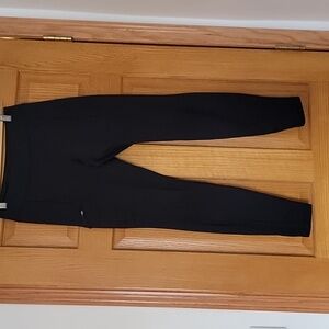 Patagonia fleece lined Polartek black leggings with side zippered pocket